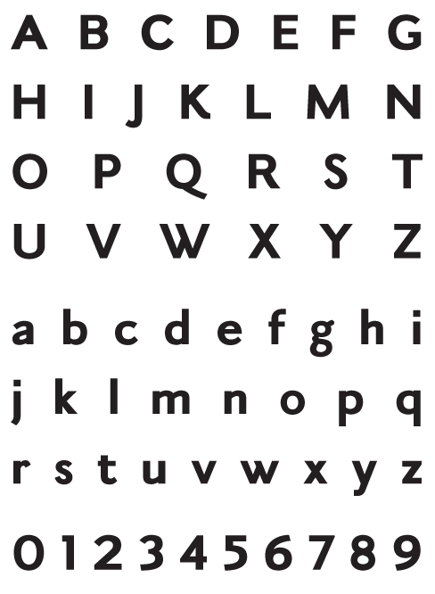 Leyden_Black - Uppercase, Lowercase and Numerals
