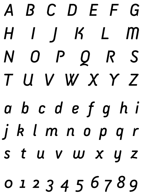 Armature Sans Italic Armature Sans Italic