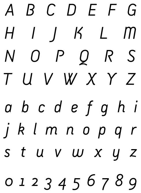 Armature Sans Light Italic