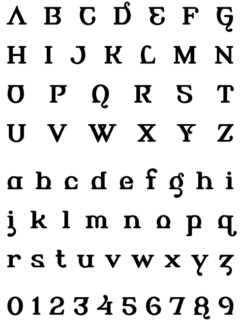 Alembic Bold Two – Uppercase, Lowercase and Numerals Alembic Bold Two - Uppercase, Lowercase and Numerals