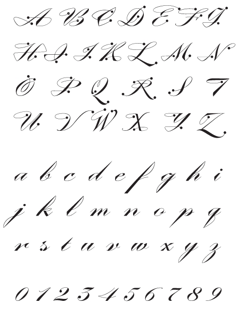 ContempoElan_Ornamental – Uppercase, Lowercase and Numerals ContempoElan_Ornamental - Uppercase, Lowercase and Numerals