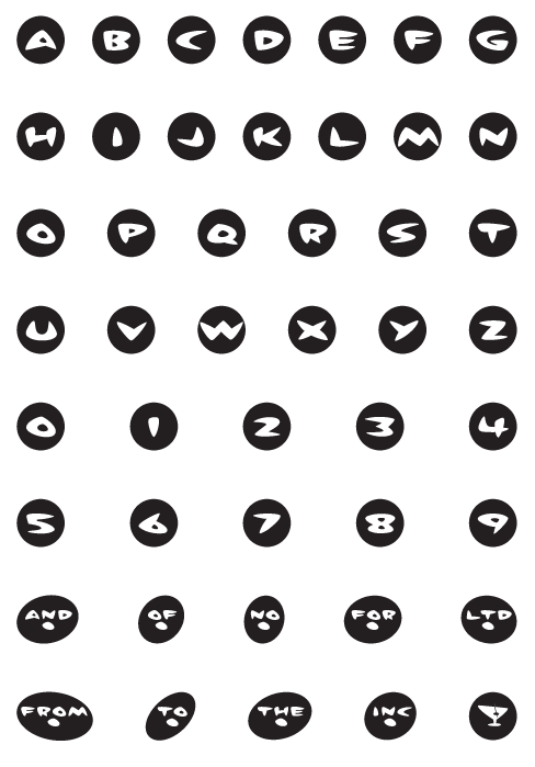MartiniAtJoes_Cameo – Uppercase, Numerals and Symbols MartiniAtJoes_Cameo - Uppercase, Numerals and Symbols