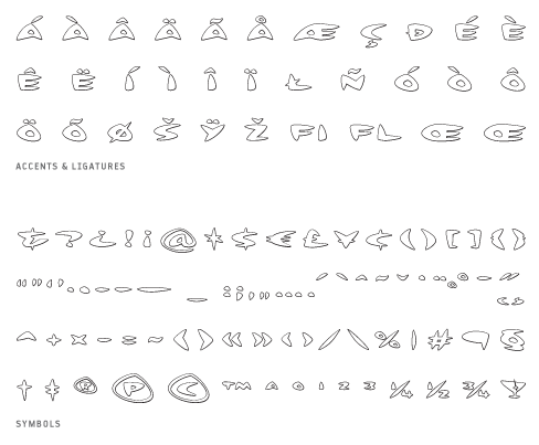 MartiniAtJoes_DimOutline – Accents, Ligatures and Symbols MartiniAtJoes_DimOutline - Accents, Ligatures and Symbols