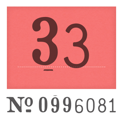 Crash Numbering - PSY/OPS Type Foundry