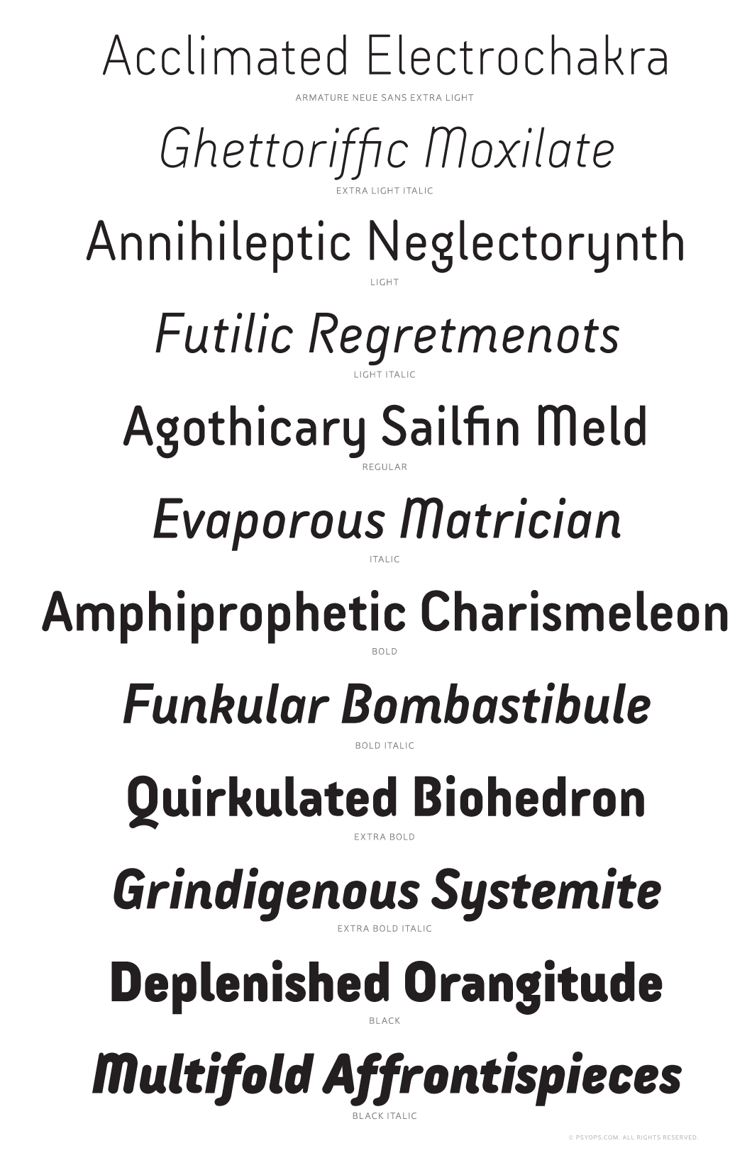 Armature Neue Sans
