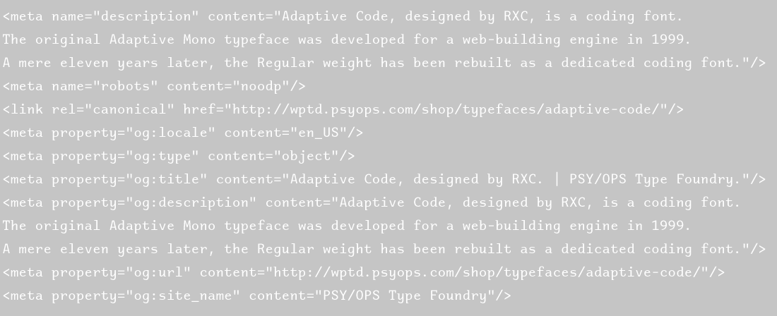 Adaptive Code Example