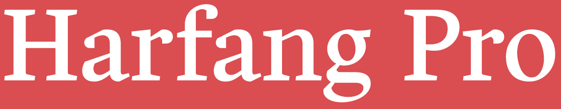 Harfang Pro Font Banner