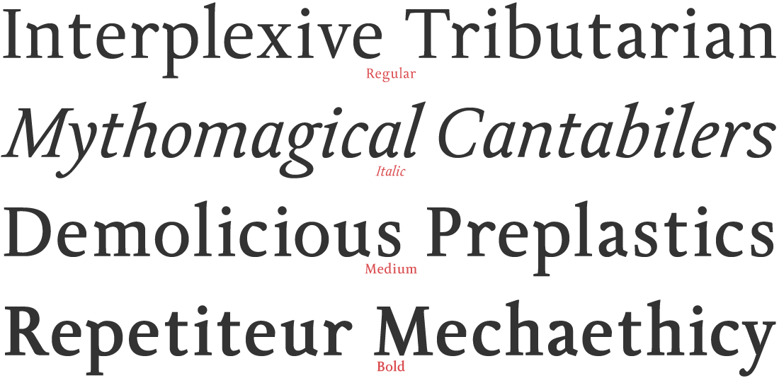 Delicato Font Specimen