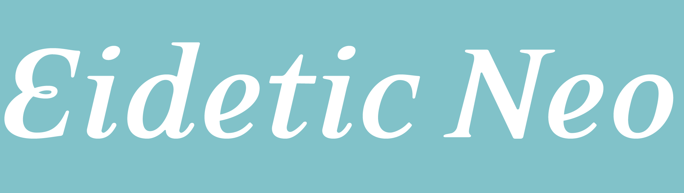 Eidetic Neo - PSY/OPS Type Foundry