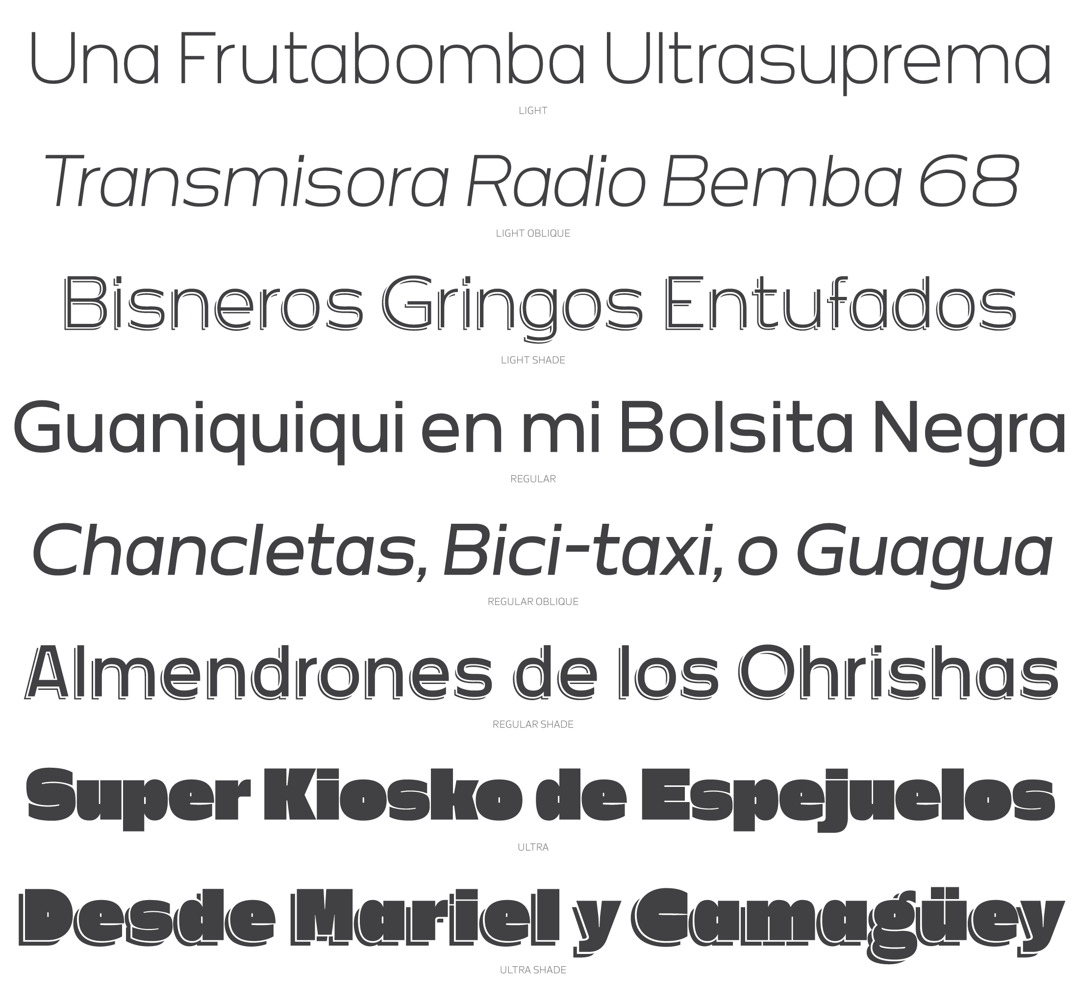 Dekalb-Phrases Dekalb Font Specimen