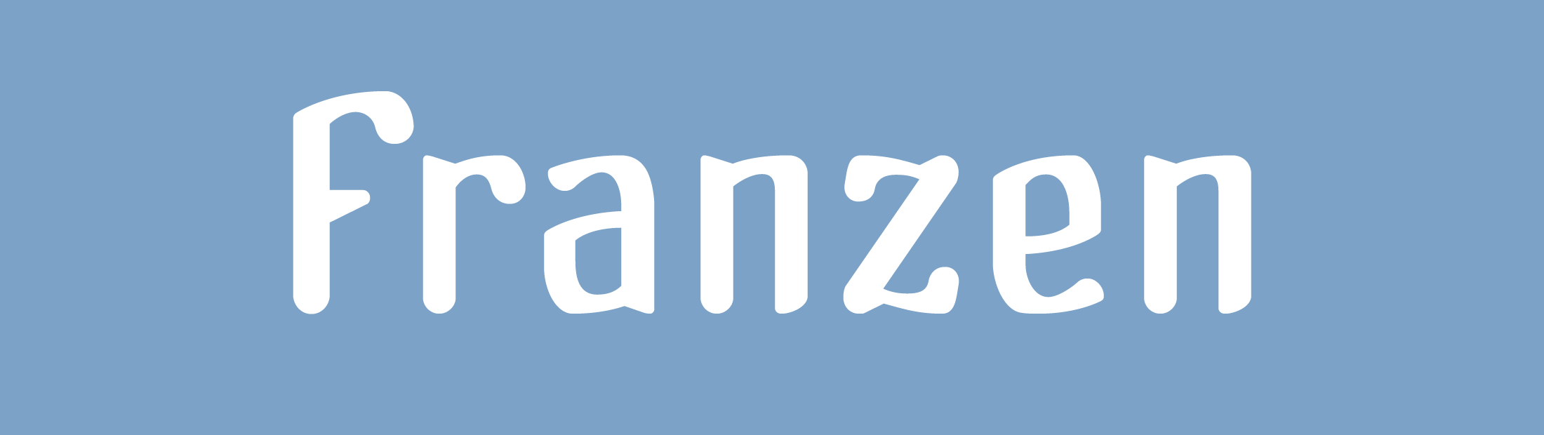Franzen Font Banner