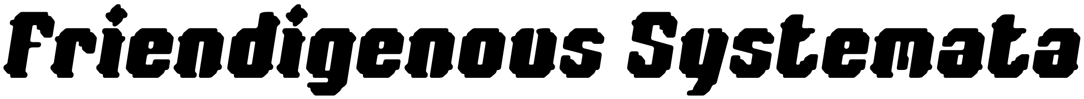 VM75 Solid C Oblique Font