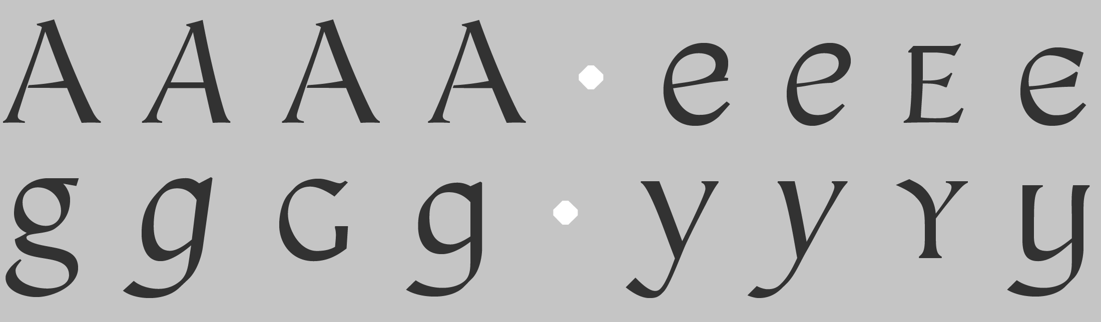 Palestra Font Comparison