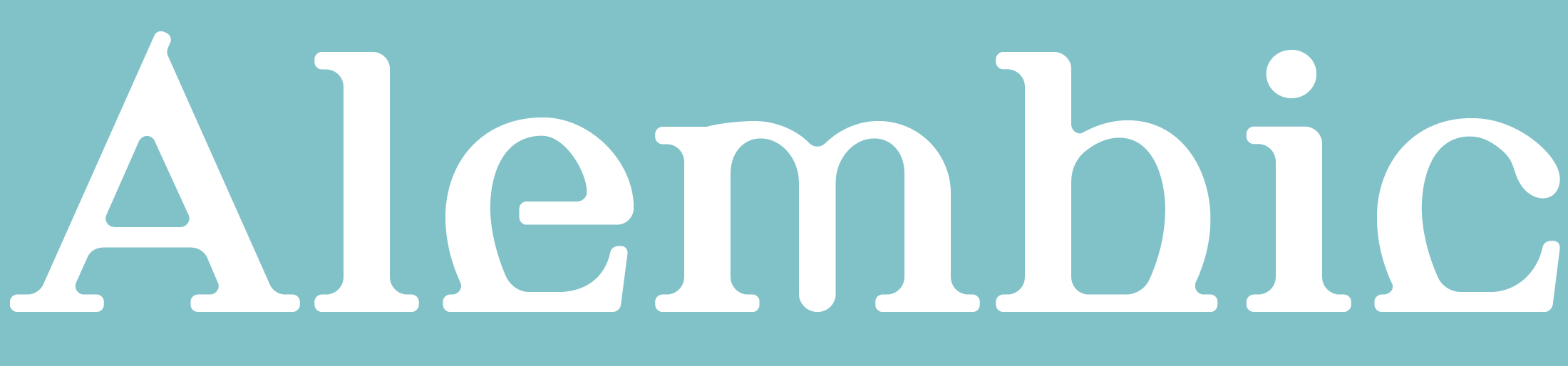 Alembic Font Banner