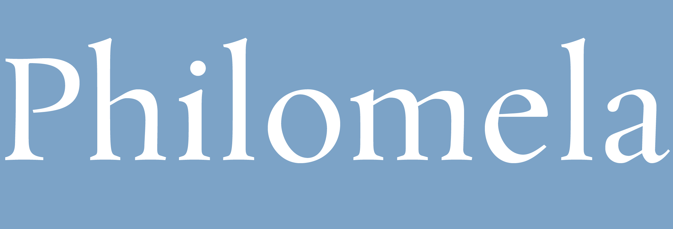 Philomela Font Banner
