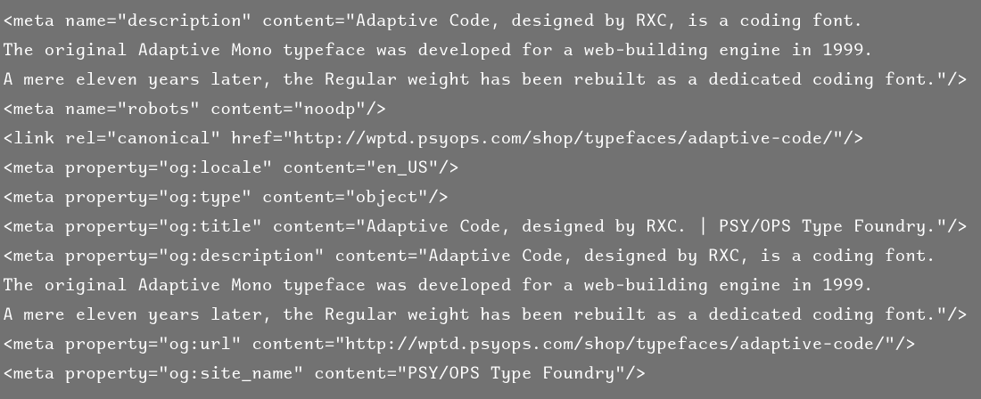 Adaptive Code Example